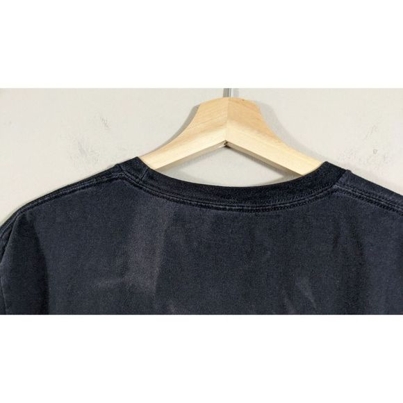 Polish Starwars Exploding Darth Vader Black T-shirt Size Large - Faded Wear - Picture 9 of 9